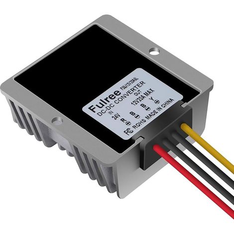 Convertisseur de tension 24V à 12V 20A DC Convertisseur Buck DC régulateur de tension module, 24V entrée 12V sortie, courant maximum 20A 240W (Modèle : F35J12V20A5L) (1/5)