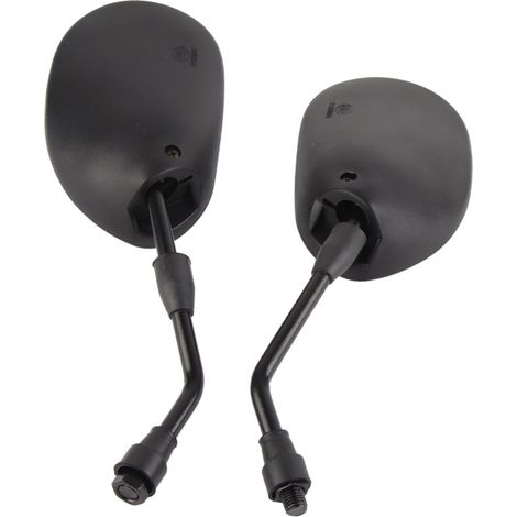 Rétroviseur universel moto scooter 10mm DY100 - Miroir latéral arrière pour motocyclette (1/5)