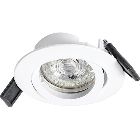 OSRAM HOMELIGHTING 4099854444494 Spotlight Recess Set Incl. Osram LED 4.3W GU10 White Plafoniera LED 4.30 W Bianco