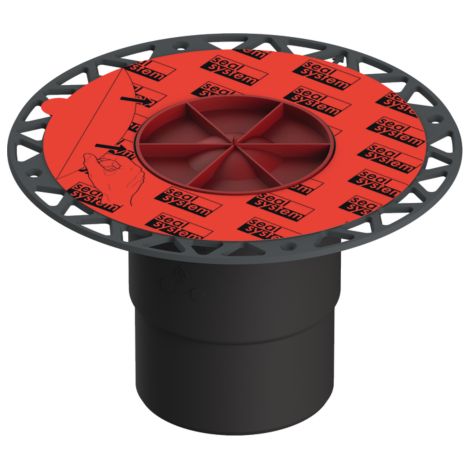 TECEdrainpoint S Ablauf DN100 senkrecht 3607600 mit Seal System Universalflansch (1/3)