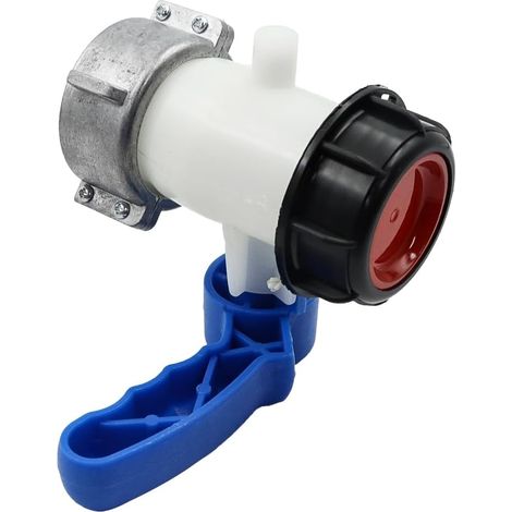 Adaptateur de réservoir IBC, vanne de contrôle de Sortie, vanne d'arrêt IBC, Accessoires de réservoir IBC pour Robinet de vidange de 62 Mm, bidon de Pluie (1/5)