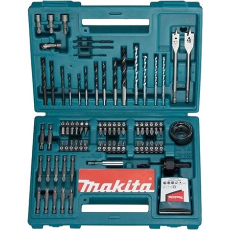 Makita B-54520 Set 100 pz Punte Trapano Bits Metallo Mattone Legno