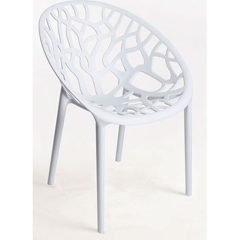 Sillas Jardín - Silla Nido - Blanco (1/5)
