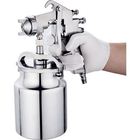 Laoa – Professionelles 200-W-Farbspritzgerät – 2,0-mm-Düse – 1000-cm³-Saugsystem – Für Öl- und Latexfarben (1/5)