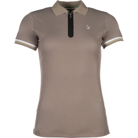 XL, blu: Polo equitazione donna in tessuto tecnico modello Amalfi (1/5)