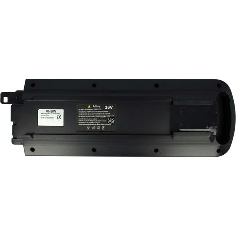 vhbw Batterie compatible avec Gazelle Orange C8 Hybrid M, C7 Hybrid M vélo électrique (10,4Ah, 36V, Li-ion) - noir (1/4)