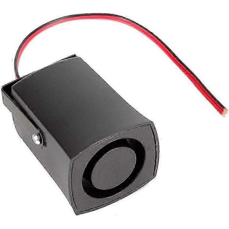 Alarma acústica de marcha atrás universal para coche, 12 V, 115 dB, zumbador de emergencia, color negro. (1/5)