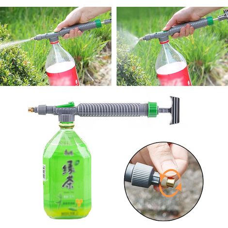 Manual High Pressure Air Pump Sprayer Adjustable Drink Bottle Spray Head Nozzle Garden Watering Tool Sprayer Agriculture Tools (1/5)