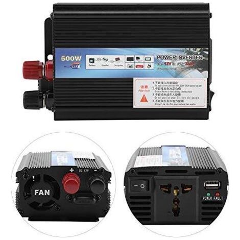 DEESSE SHOP-Onduleur Solaire (12v à 220v/500W) (1/5)