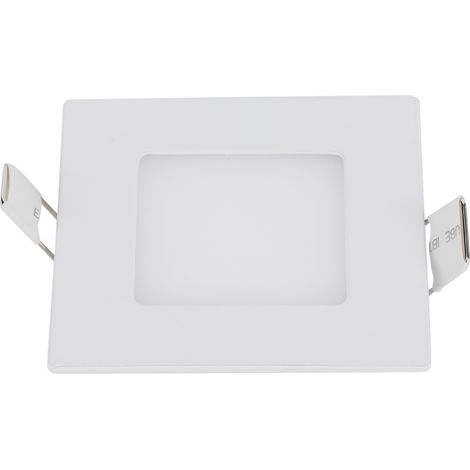 Plafonnier LED 12V 3W carré pour camping-car, bateau, camion, fourgon, intérieur toit, blanc chaud, lampe de plafond étanche (1/5)