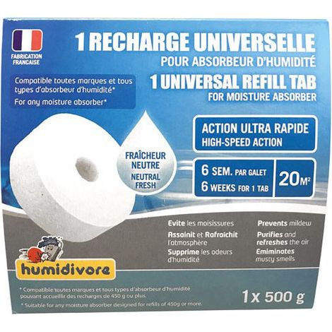 Humidiv Galet Perce Neutre 500gr X1 - Humidivore