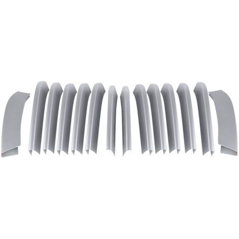 Cornice della griglia del paraurti anteriore, cornice della griglia per auto in plastica ABS cromata, ricambio per X5 F15 14-18 (1/5)