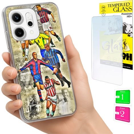 Custodia per Oppo Reno 14F / 14 FS 5G, cover fotografica, cover posteriore + vetro 9H (1/5)