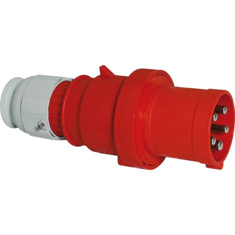 Bals Elektrotechnik 2155 Elektrischer Verbindungstecker rot 5-polig (1/2)