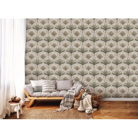 Wallarena Vliestapete Abstrakt, für Wohnzimmer und Schlafzimmer, 10 m x 50 cm – Komplettset inkl. Kleister & Anleitung (1/5)