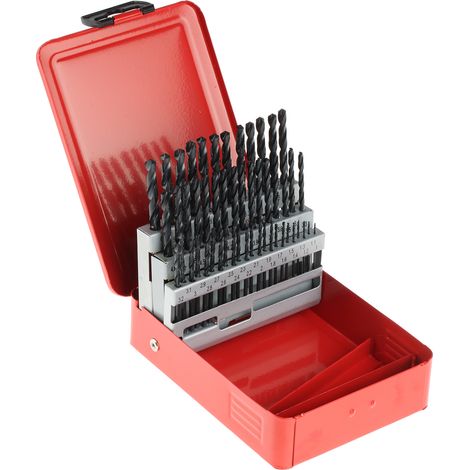 Coffret de forets RS PRO HSS 1mm à 6mm, 51 pièces ( Prix pour 1 ) (1/3)