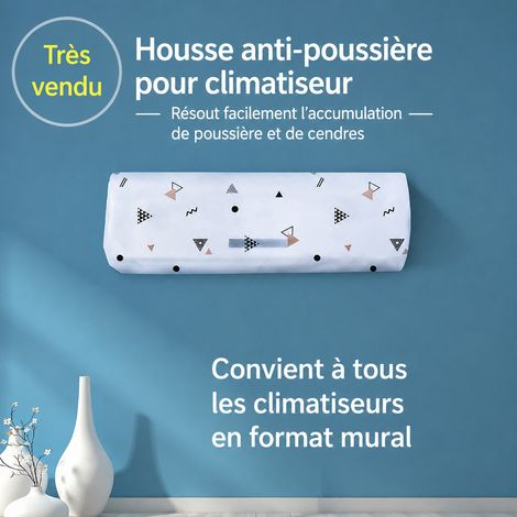 Housse de protection pour climatiseur mural intérieur en PEVA épaissi 60 x 130 cm peva réf 8370 16 g – Livraison gratuite (1/5)