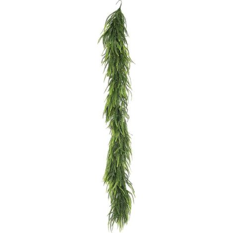 Guirlande En Pin Rouge Artificielle - 2,7 M - Décor Intérieur Extérieur Couvert - Pour Noël Réveillon Nouvel An (1/5)