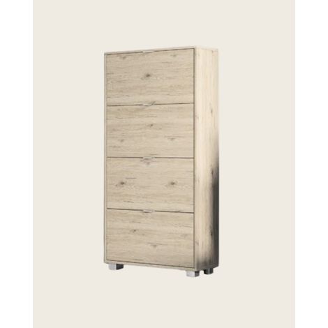 Exagonshop Capri scarpiera 76x30 salvaspazio 4 ante a ribalta H
