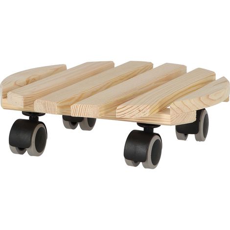Roule pot rond - D 28,8 x H 8,3 cm - Beige - Livraison gratuite (1/4)