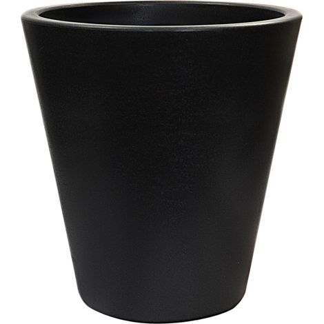 WELLHOME MACETERO DE POLIETILENO ANTRACITA 50x50 CM (1/5)