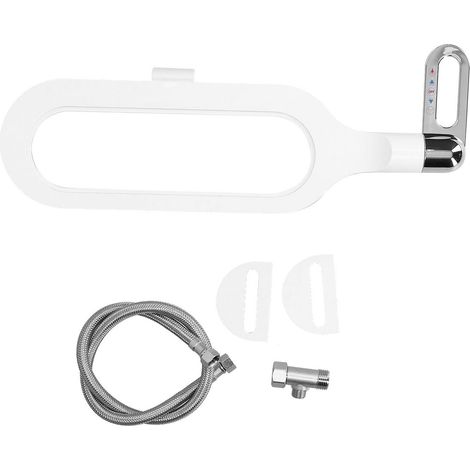 G1/2 raccord fin WC abattant, lavage auto-nettoyant pression eau bidet hygiénique pour femme et siège réglable (EB002) (1/5)