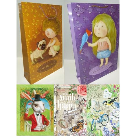 Bolsa decorativa vertical M1 para productos frescos