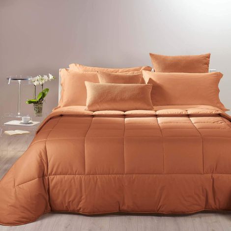 Couette Douce Duvet Chaude et Respirant pour Ete et Hiver, Lavable en Machine, Disponible 170x265 cm, Couette 220x265, 260x265, Couverture Lit 1 Personne et 2 Personnes