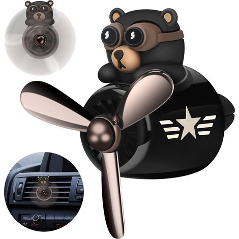 Diffuseur de parfum pour voiture - Parfum d'ambiance - Ours pilote - Désodorisant pour voiture (1/5)