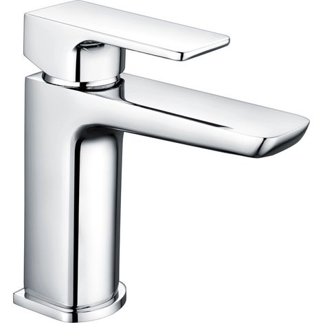 Signature Glide Cloakroom Basin Mixer Tap Single Handle with Click Clack Waste - Chrome (1/3)