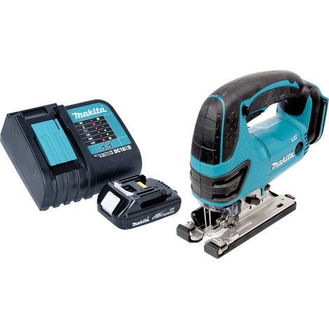 Makita DJV 180 SY1X Akku Stichsäge 18 V 135 mm + 1x Akku 1,5 Ah + Ladegerät (1/5)