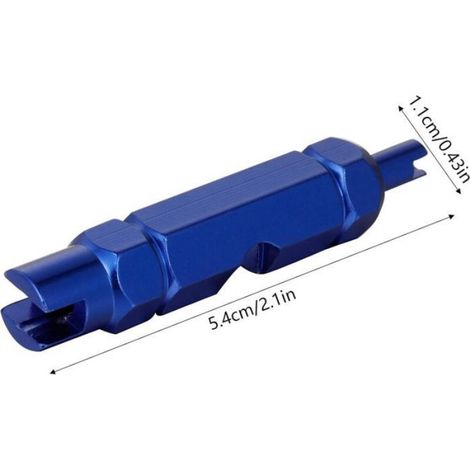 Noyau De Valve Presta - 10 Pièces - Plaqués Cuivre-Nickel - Pour Pneus Vélo VTT Route Véhicules - Avec Outil De Démontage (1/5)
