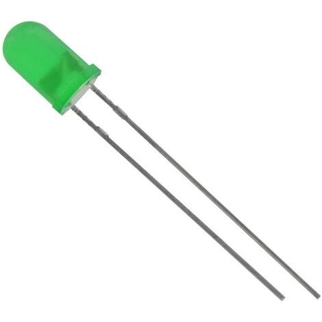 TRU COMPONENTS 1573747 LED vert rond 5 mm 2000 mcd 50 ° 20 mA 3.1 V S424141 (1/4)