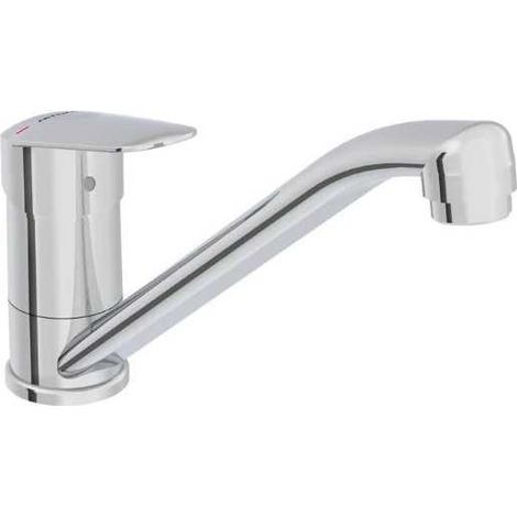 Vitra miscelatore da cucina cromato con becco basso cartuccia 1/2 C2 Eco (1/2)