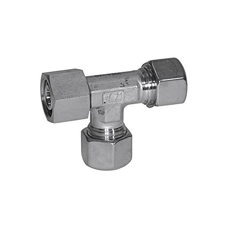 Raccord en L réglable - Cône d'étanchéité - Écrou M22 x 1,5 i - Diamètre extérieur du tube : 15 mm - PN max. 315 bar - Acier inoxydable 1.4571