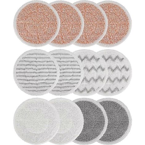 Lot de 12 lingettes pour balai vapeur Shark série S7001 - Lingettes S7001 améliorées pour un nettoyage optimisé (1/5)