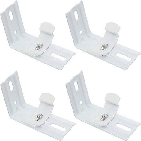 Clips de fixation en L pour rails de stores verticaux (1/5)