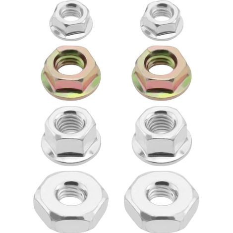8 Pièces SBD Écrous de Barre de Tronçonneuse Compatible avec Stihl Compatible avec Echo Compatible avec Homelite Compatible avec Husqvarna Écrou Barre Couvercle Pignon Tronçonneuse (1/5)