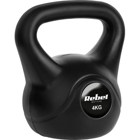 Kettlebell da 4 kg, palla di peso per esercizi addominali Rebel (1/5)