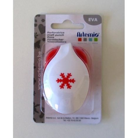 Perforatrice EVA 'Artemio' Flocon 1.5 cm - ARTEMIO - Petite perforatrice pour faire-part, scrapbooking, carterie