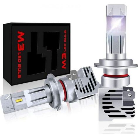 Coppia lampade a LED per Auto Moto H7 6500K 55W luce bianca Art.11907