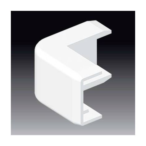 Angle extérieur pour moulure PVC blanc 20 x 10 mm – Auto-extinguible jusqu'à 30 s – Résistance aux flammes 850 °C – Degré de protection IP 40 – Kopos (1/4)