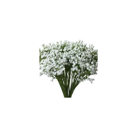 9 Branches de Gypsophile Artificielle Blanche - Fausse Fille de l'Air, Fleurs de Remplissage Décoratives pour Bouquets et Centres de Table (1/5)