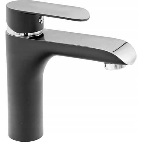 PICO BLACK BATHROOM SINK MIXER TAP (1/5)
