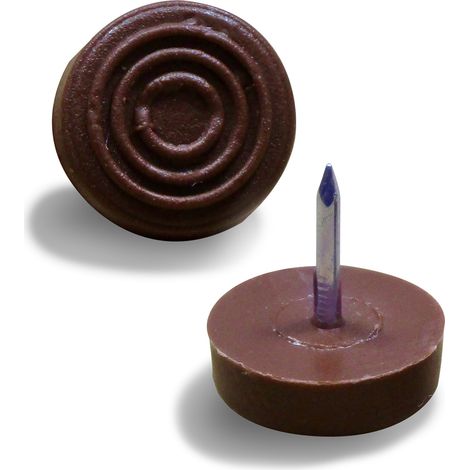 Ajile - Patin glisseur diam. 18 mm Plastique BRUN (1/3)
