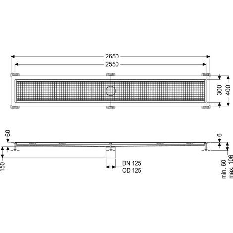 KESSEL 6230250 Gouttière de caisson Ferrofix