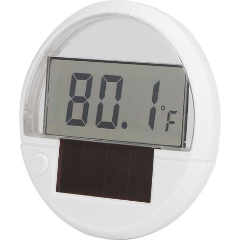 Mini thermomètre électronique solaire pour aquarium, accessoire de thermomètre numérique LCD (1/5)