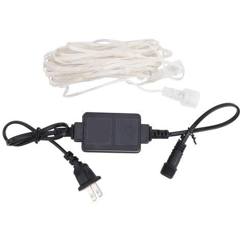 Guirlande lumineuse étanche de 10 mètres avec 100 LED, basse tension 24V, éclairage linéaire extérieur étanche et sûr, éclairage linéaire décoratif extérieur pour grands espaces, centres commerciaux e (1/5)