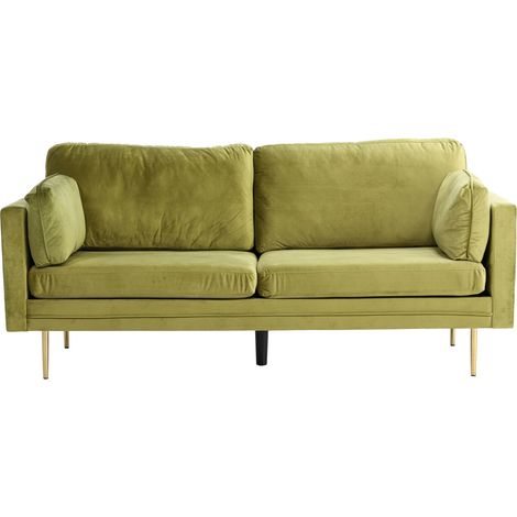 Boom Sofa 3 Personen velour grün.