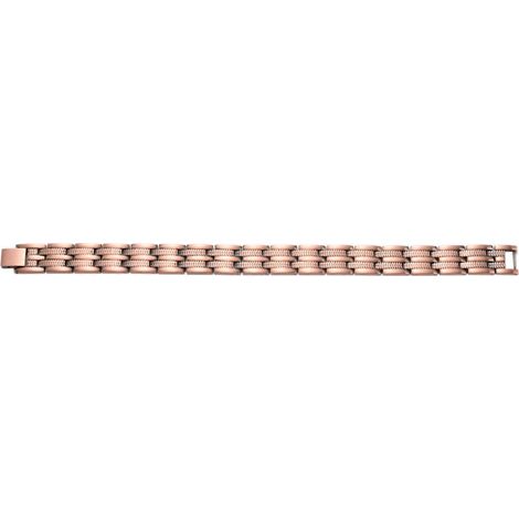 Bracelet magnétique élégant en cuivre pur pour homme, soulageant la douleur. (1/5)